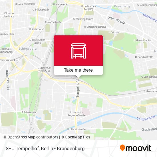S+U Tempelhof map