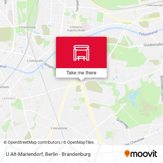 Карта U Alt-Mariendorf