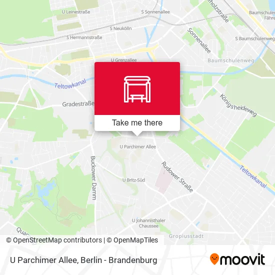 Карта U Parchimer Allee