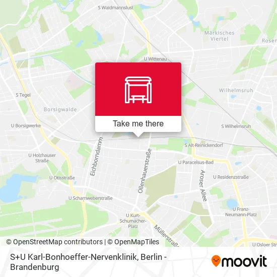 Карта S+U Karl-Bonhoeffer-Nervenklinik