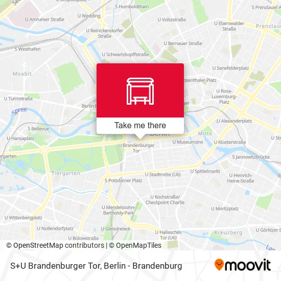 Карта S+U Brandenburger Tor