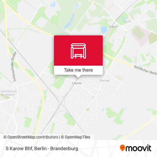 Карта S Karow Bhf