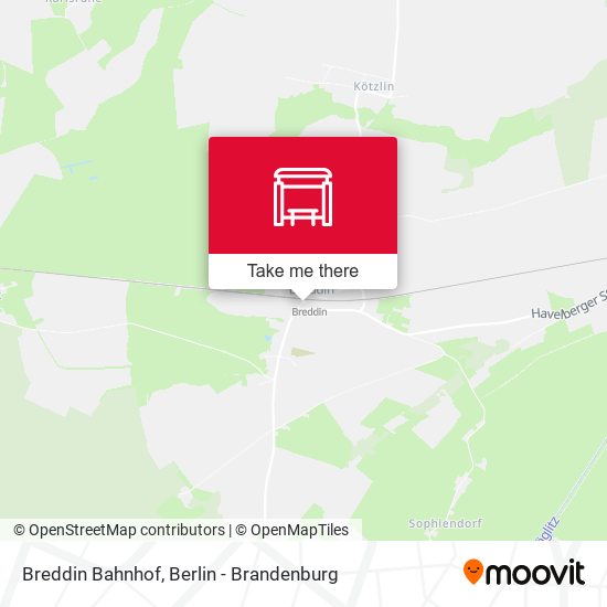 Breddin Bahnhof map