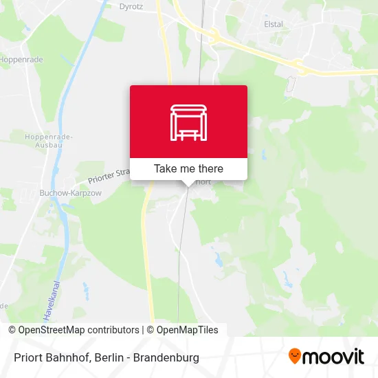 Priort Bahnhof map