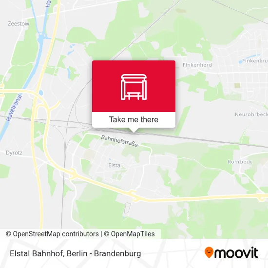 Elstal Bahnhof map