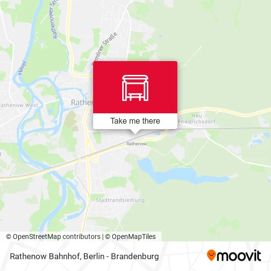 Карта Rathenow Bahnhof