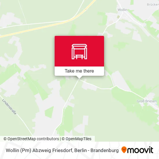 Карта Wollin (Pm) Abzweig Friesdorf