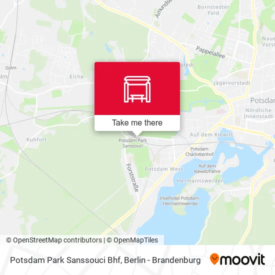 Potsdam Park Sanssouci Bhf map