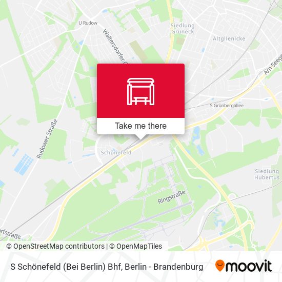 Карта S Schönefeld (Bei Berlin) Bhf