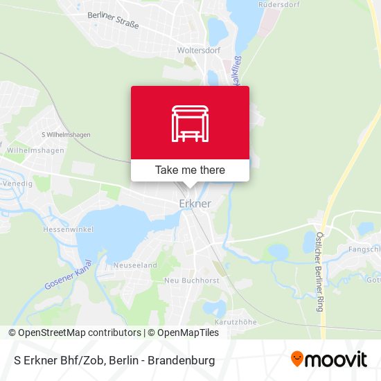 S Erkner Bhf/Zob map