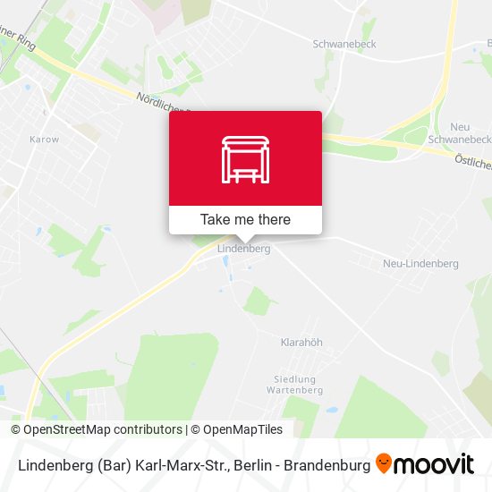 Lindenberg (Bar) Karl-Marx-Str. map
