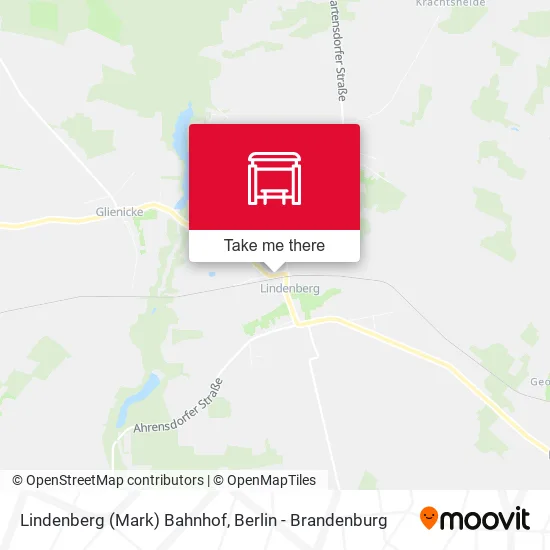 Карта Lindenberg (Mark) Bahnhof