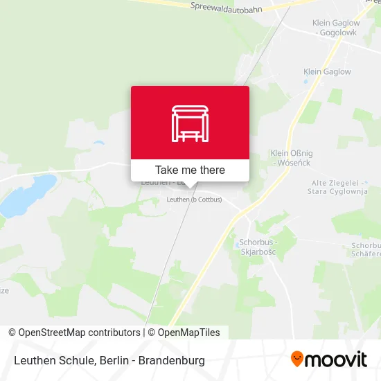 Leuthen Schule map