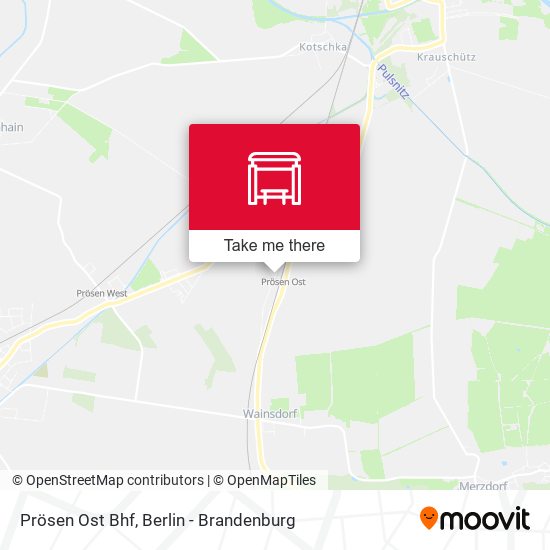 Prösen Ost Bhf map