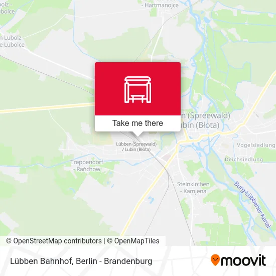 Lübben Bahnhof map