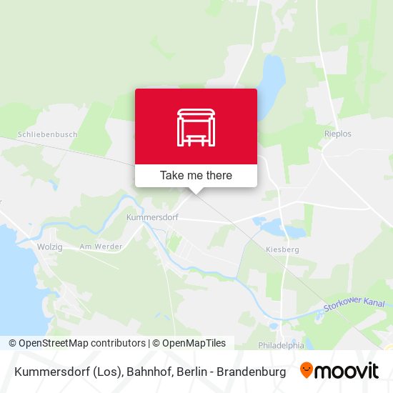 Kummersdorf (Los), Bahnhof map