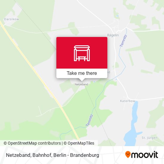 Netzeband, Bahnhof map