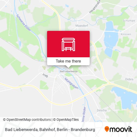 Bad Liebenwerda, Bahnhof map