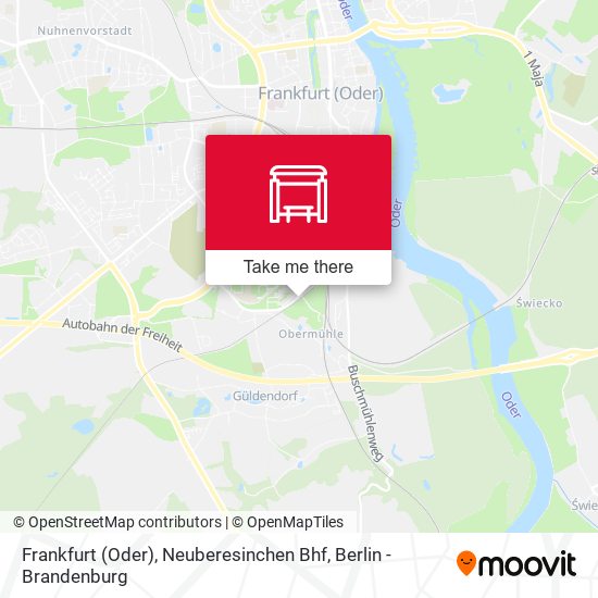 Карта Frankfurt (Oder), Neuberesinchen Bhf