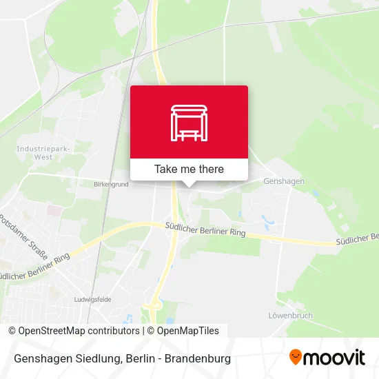 Карта Genshagen Siedlung