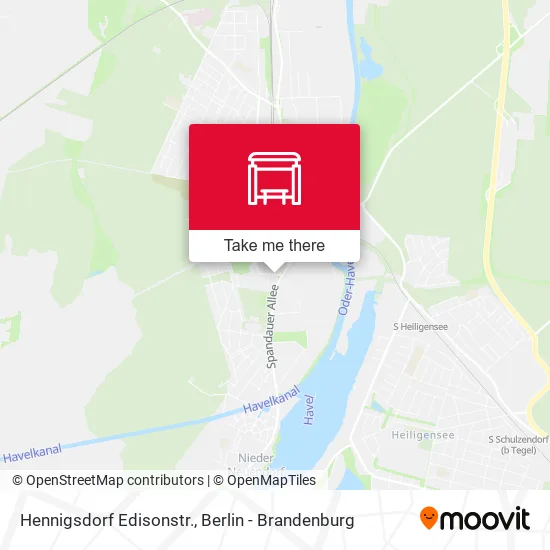 Карта Hennigsdorf Edisonstr.