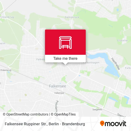Falkensee Ruppiner Str. map