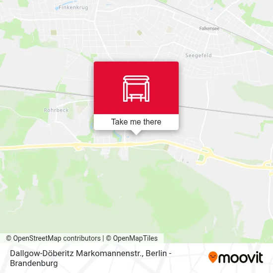 Dallgow-Döberitz Markomannenstr. map