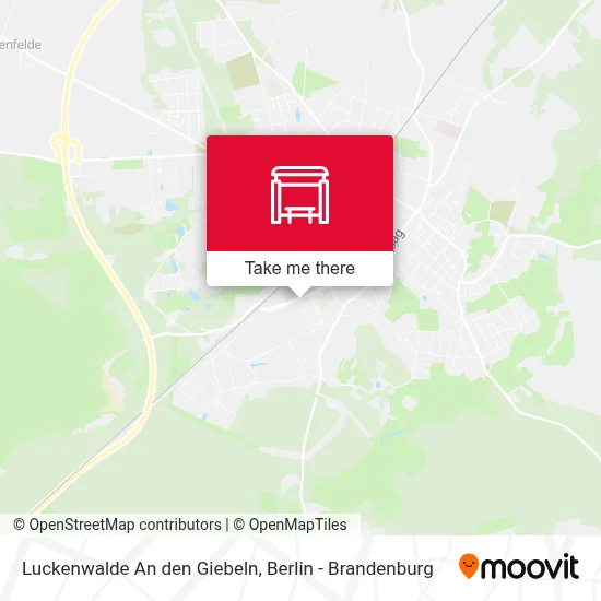 Luckenwalde An den Giebeln map