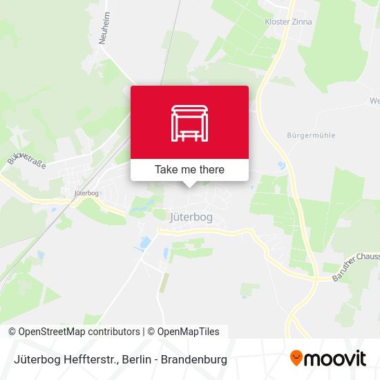 Карта Jüterbog Heffterstr.