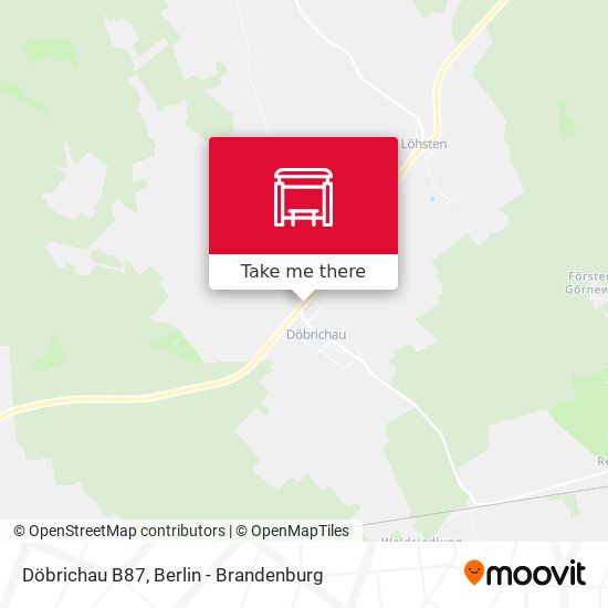 Döbrichau B87 map