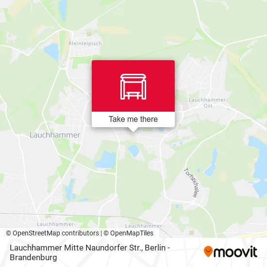 Карта Lauchhammer Mitte Naundorfer Str.