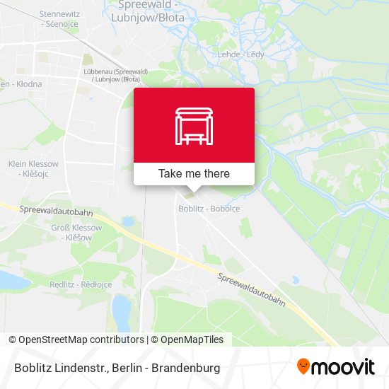 Boblitz Lindenstr. map