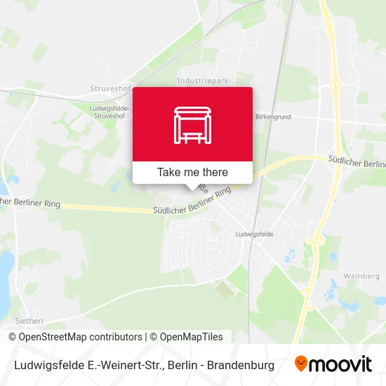 Карта Ludwigsfelde E.-Weinert-Str.