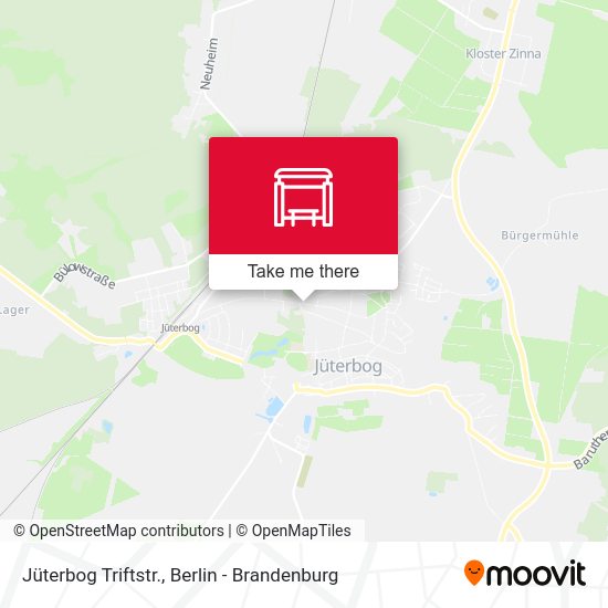Карта Jüterbog Triftstr.