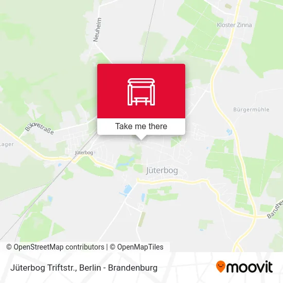 Карта Jüterbog Triftstr.