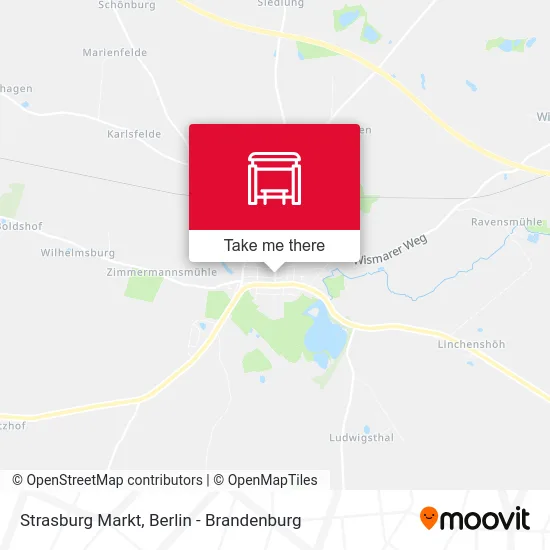 Strasburg Markt map
