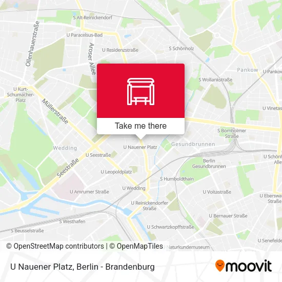 Карта U Nauener Platz