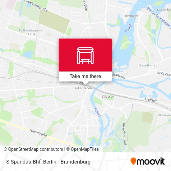 Карта S Spandau Bhf