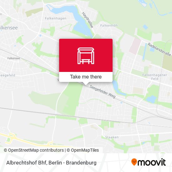 Albrechtshof Bhf map