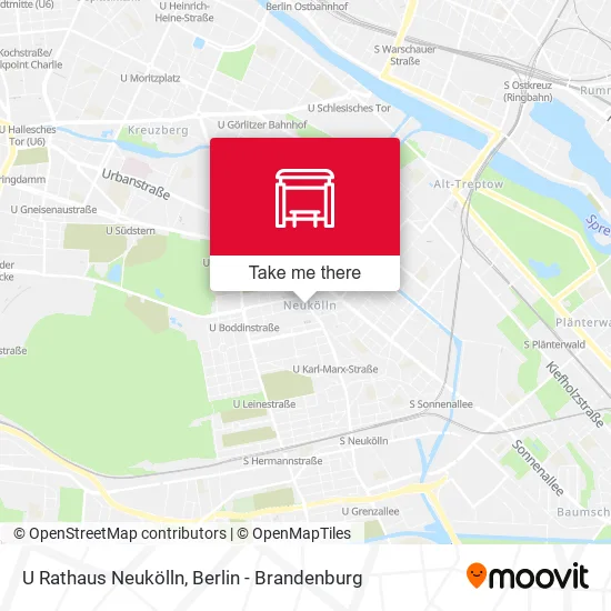Карта U Rathaus Neukölln