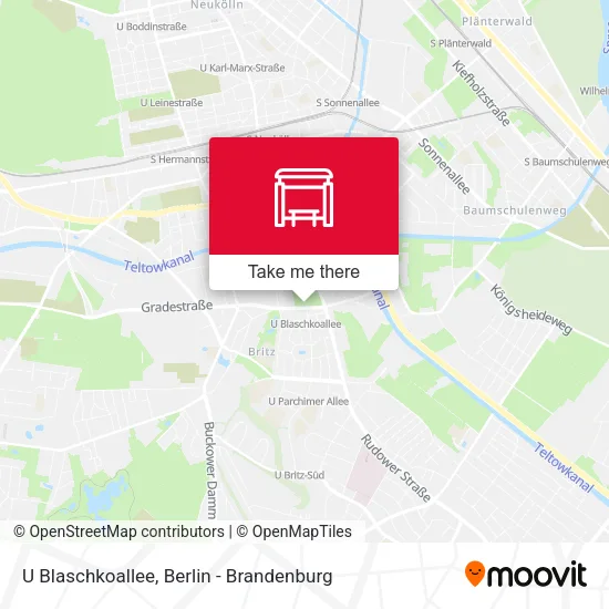 Карта U Blaschkoallee