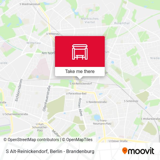 Карта S Alt-Reinickendorf