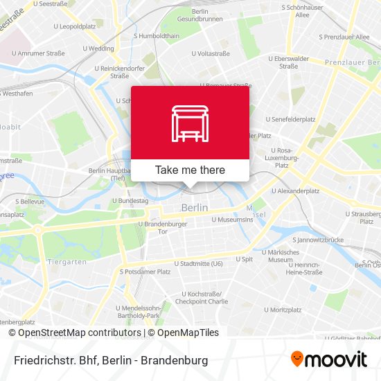 Friedrichstr. Bhf map