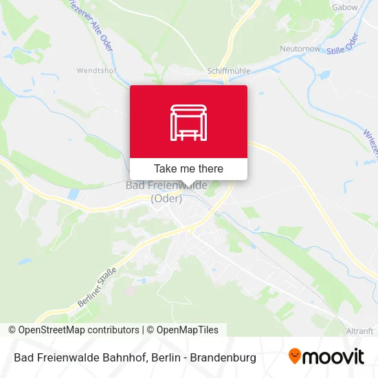 Карта Bad Freienwalde Bahnhof