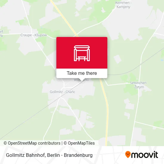 Gollmitz Bahnhof map