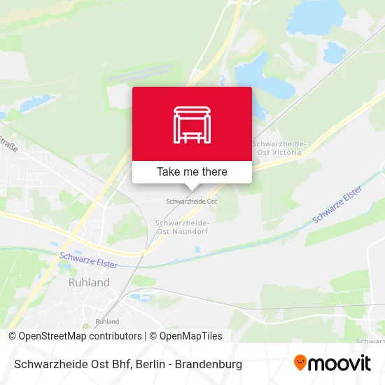 Schwarzheide Ost Bhf map