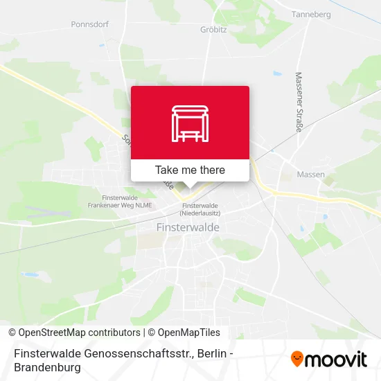 Карта Finsterwalde Genossenschaftsstr.