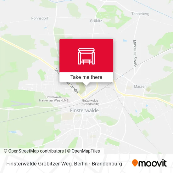 Finsterwalde Gröbitzer Weg map