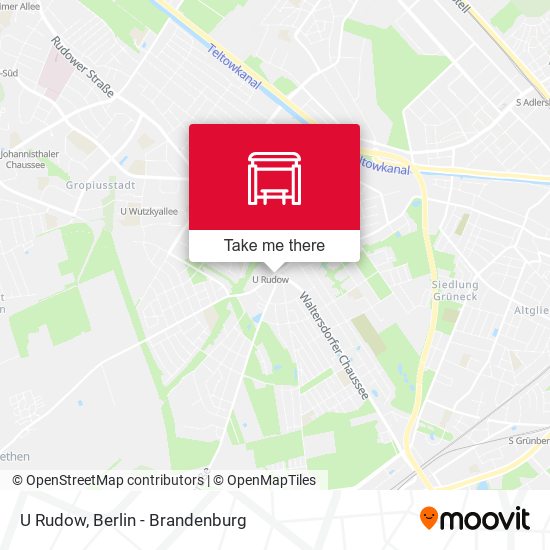 Карта U Rudow