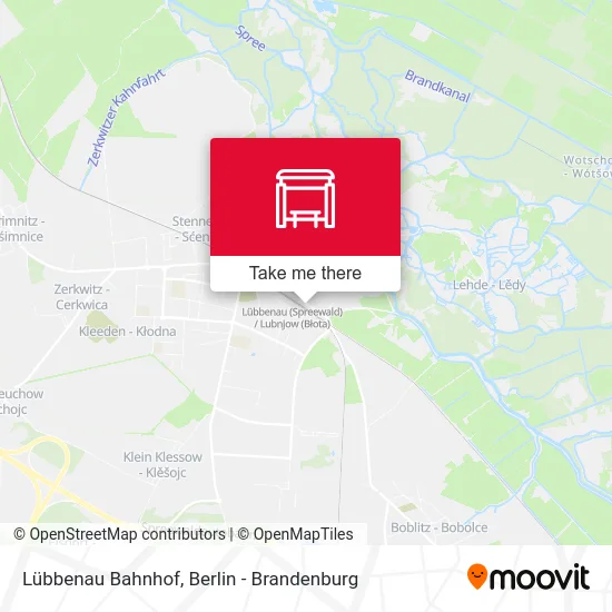 Lübbenau Bahnhof map